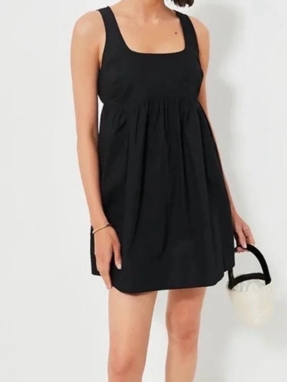 Tuckernuck Pomander Place Black Porto Sleeveless Mini Dress S Preppy Minimalist